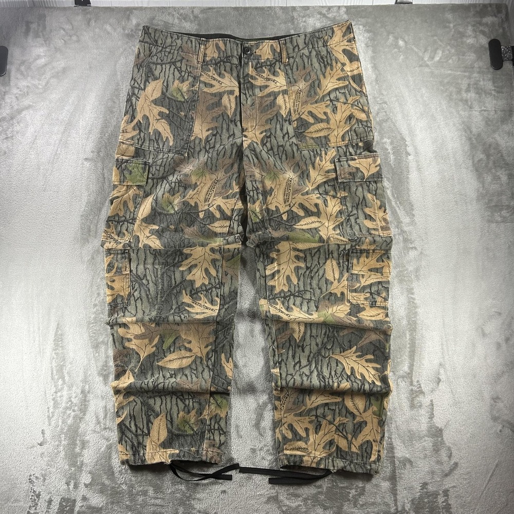 Avid Outdoor Cargo Pants Mens 40x31 Camo Canvas Relaxed Hunting Utility Workwear - Picture 12 of 16